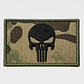 Parche Velcro Punisher Táctico Camuflado Calavera 8x5cm - Miniatura 2