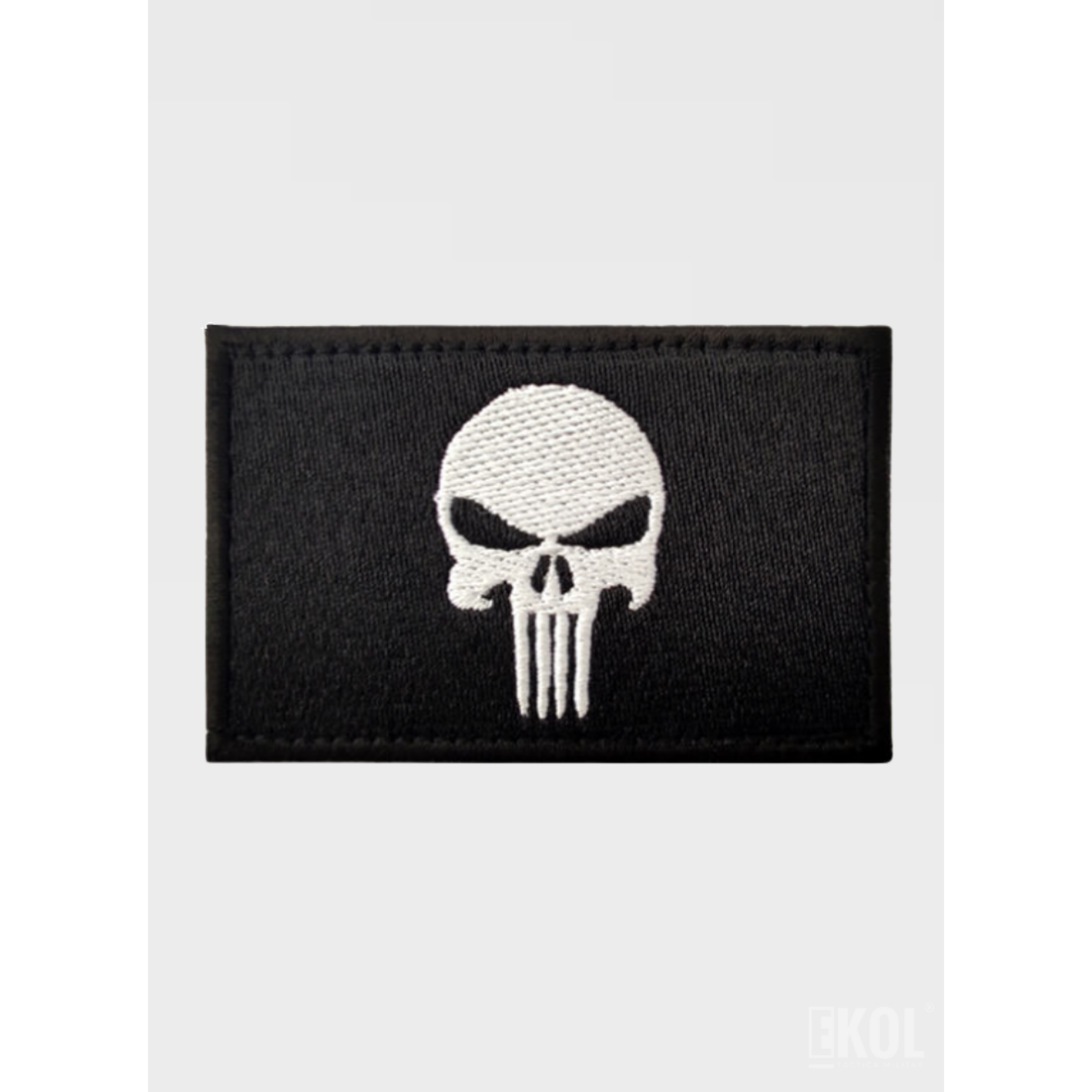 Parche Táctico Punisher Calavera Bordado - 8x5 cm 2