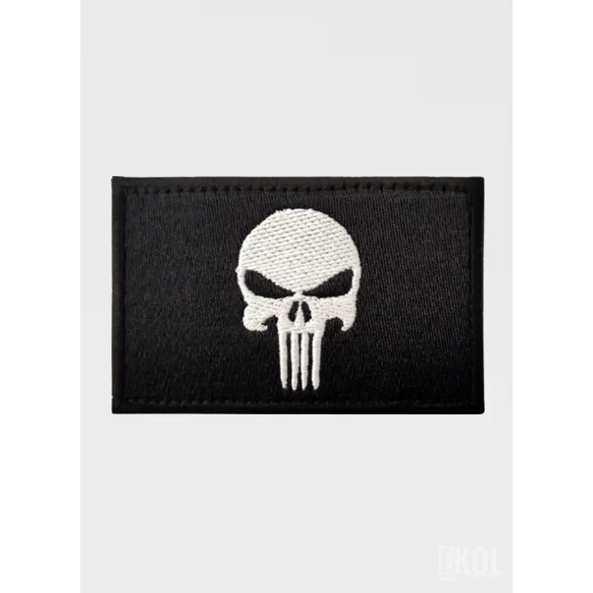 Parche Táctico Punisher Calavera Bordado - 8x5 cm 2