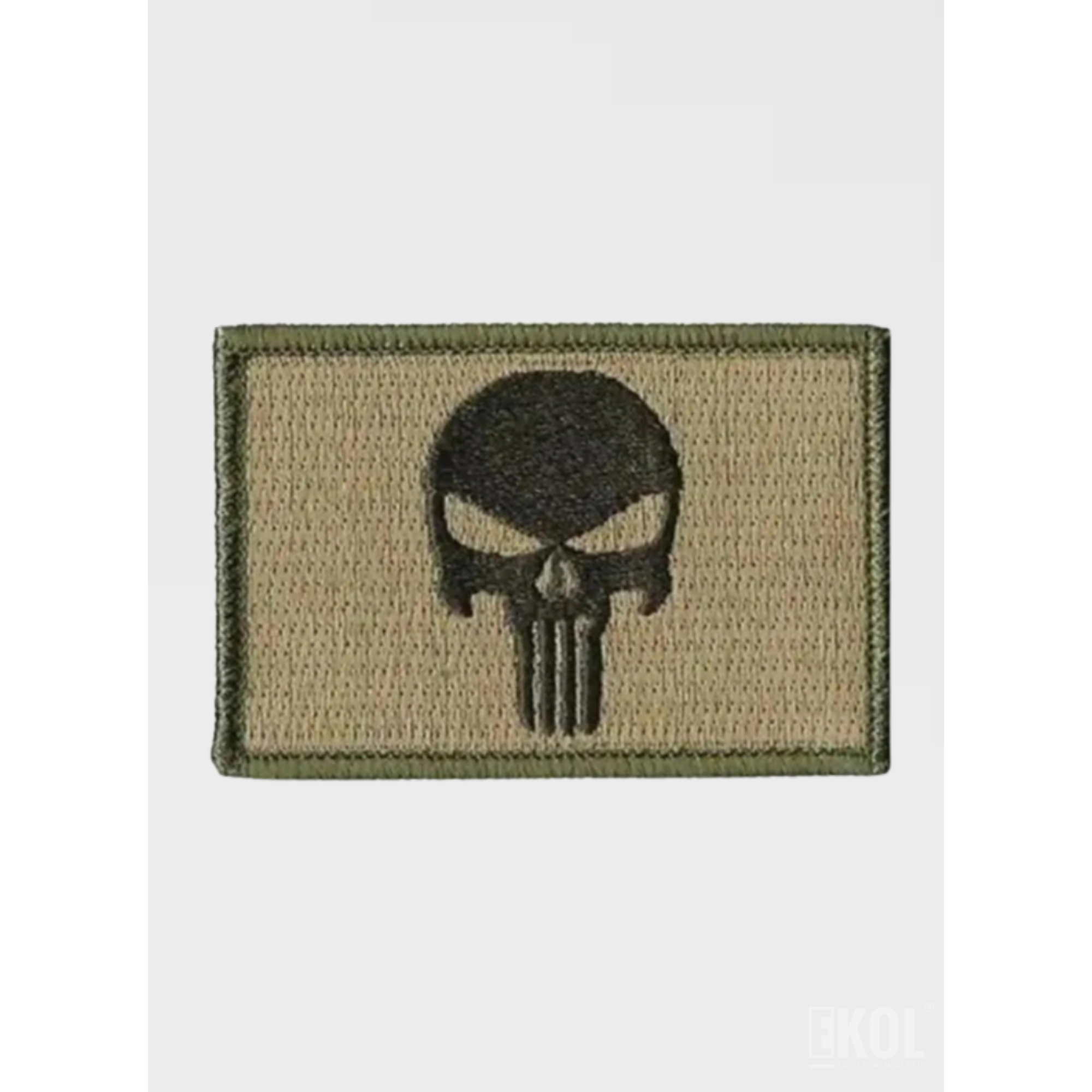 Parche Táctico Punisher Calavera Bordado - 8x5 cm 5