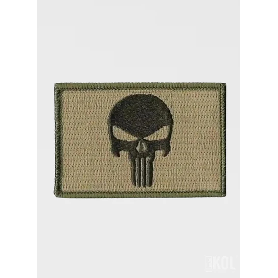 Parche Táctico Punisher Calavera Bordado - 8x5 cm 5