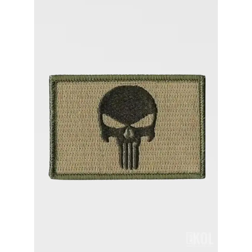Parche Táctico Punisher Calavera Bordado - 8x5 cm 5
