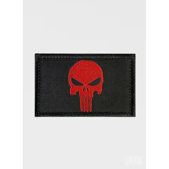 Parche Táctico Punisher Calavera Bordado - 8x5 cm 6
