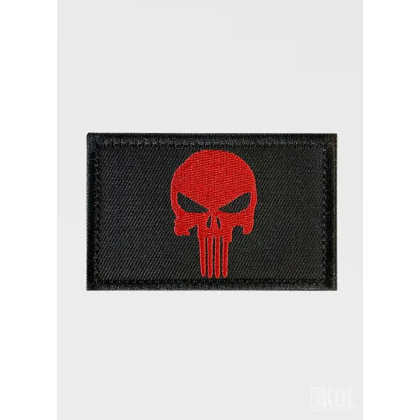 Parche Táctico Punisher Calavera Bordado - 8x5 cm 6