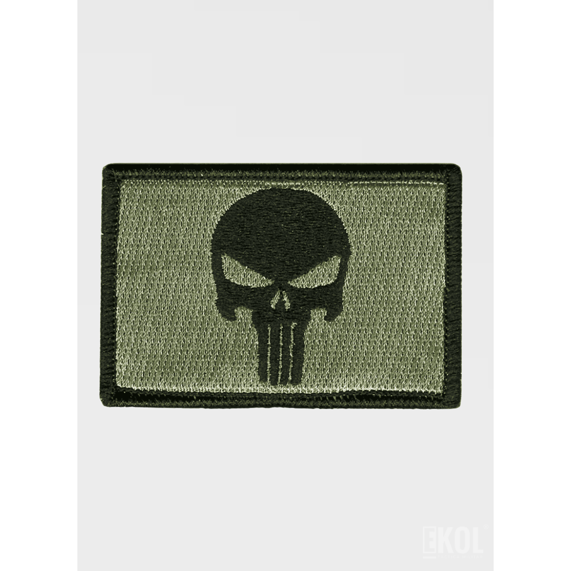 Parche Táctico Punisher Calavera Bordado - 8x5 cm 3