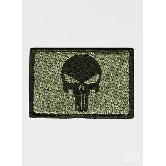 Parche Táctico Punisher Calavera Bordado - 8x5 cm 3