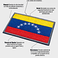 Parche Táctico Bandera De Venezuela 8x5cm Con Velcro Airsoft - Miniatura 3