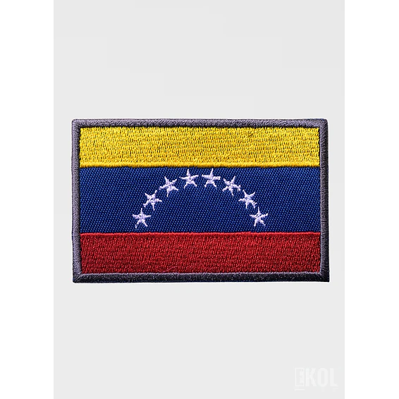 Parche Táctico Bandera De Venezuela 8x5cm Con Velcro Airsoft 2