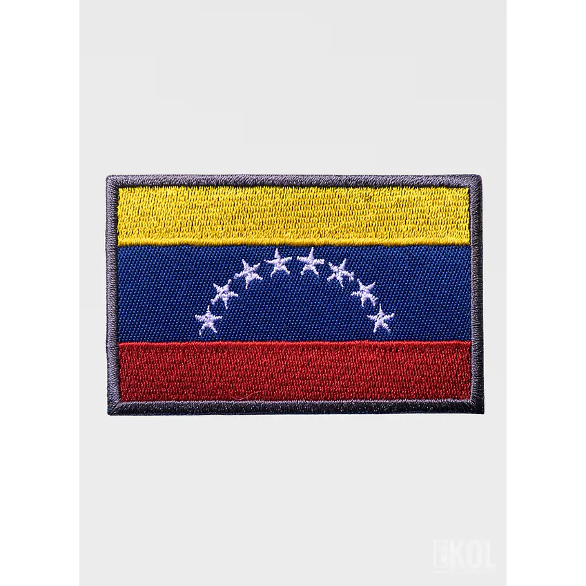 Parche Táctico Bandera De Venezuela 8x5cm Con Velcro Airsoft 2