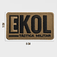 Parche Táctico Militar Ekol - Bordado Con Velcro Para Airsoft - Miniatura 7