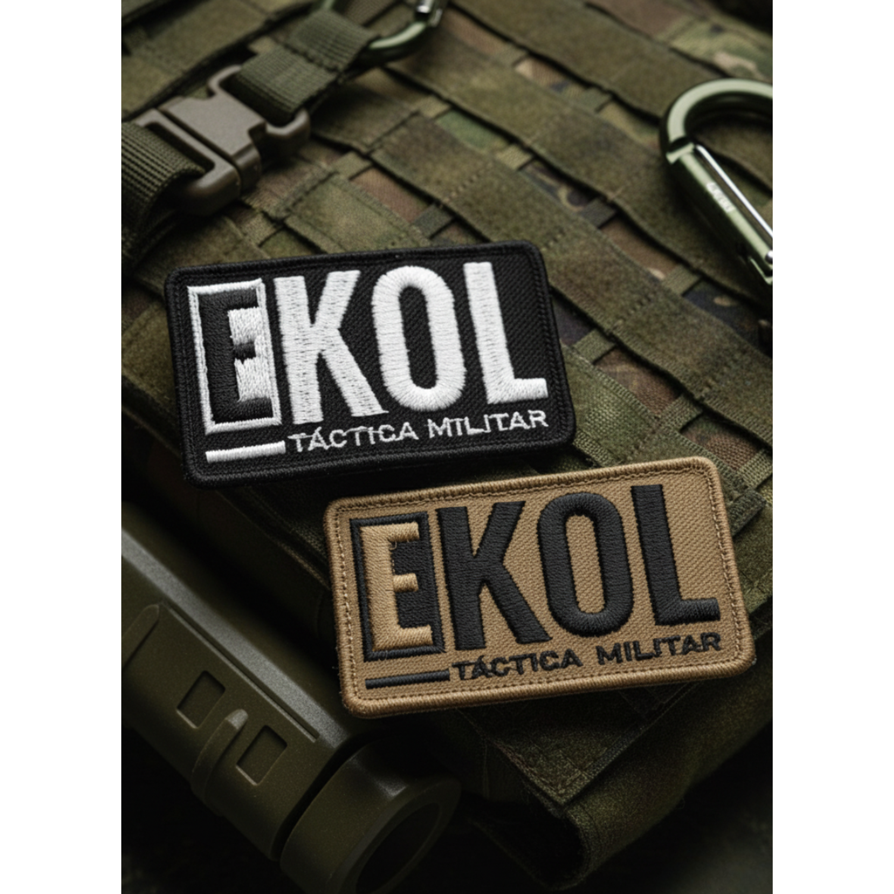 Parche Táctico Militar Ekol - Bordado Con Velcro Para Airsoft 1
