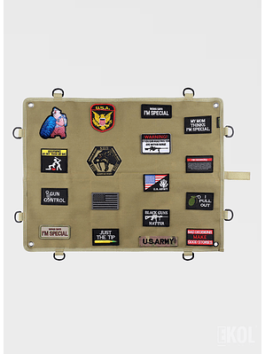 Funda Táctica Organizadora De Parches Velcro Calidad Premium