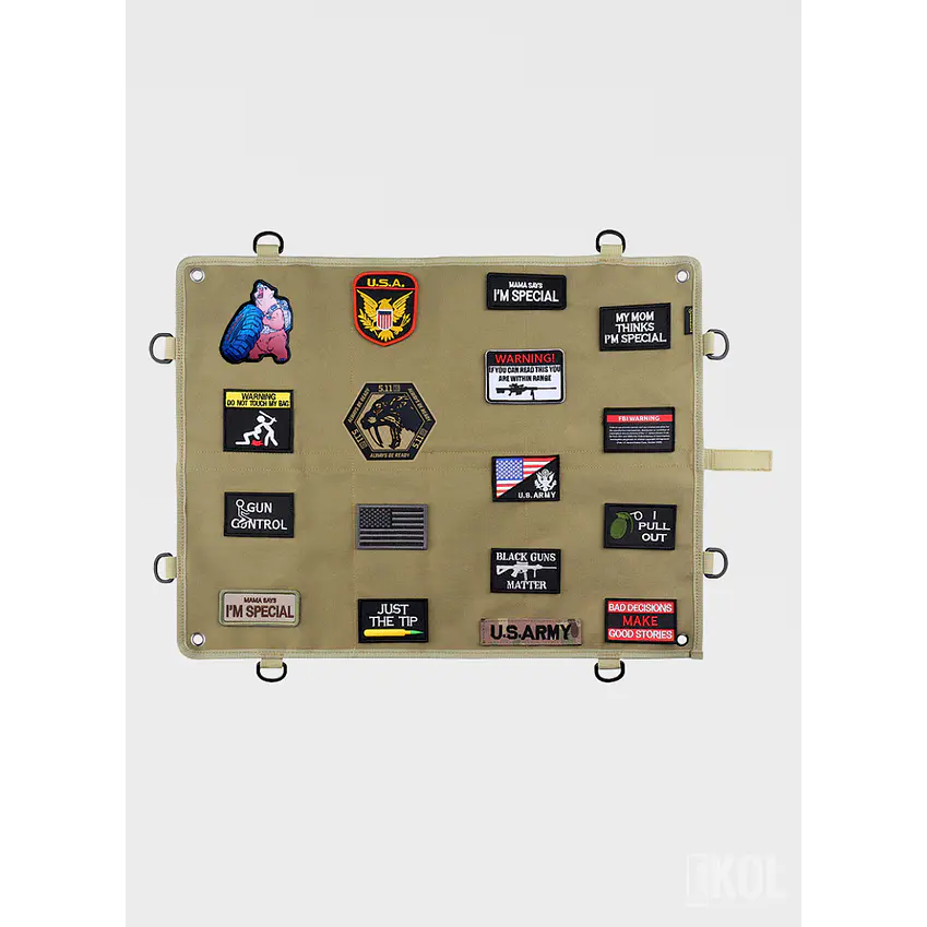 Funda Táctica Organizadora De Parches Velcro Calidad Premium 2
