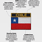 Parche Táctico Bandera Chile Personalizado Nombre 8x7cm Velcro - Miniatura 3