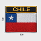 Parche Táctico Bandera Chile Personalizado Nombre 8x7cm Velcro - Miniatura 4