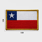 Parche Bandera de Chile Táctico 6x3 cm - Borde Reforzado para Uniforme Sin Velcro - Miniatura 4
