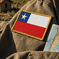 Parche Bandera de Chile Táctico 6x3 cm - Borde Reforzado para Uniforme Sin Velcro - Miniatura 1