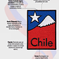 Parche Bordado Bandera de Chile y Cordillera | 8x6 cm Sin Velcro - Miniatura 3