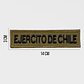 Parche Militar Ejército De Chile Con Velcro - Calidad Premium - Miniatura 3