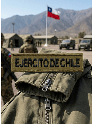 Parche Militar Ejército De Chile Con Velcro - Calidad Premium
