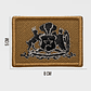 Parche Bordado Táctico Escudo Quepi 8x5 cm - Insignia Uniforme Sin Velcro - Miniatura 3