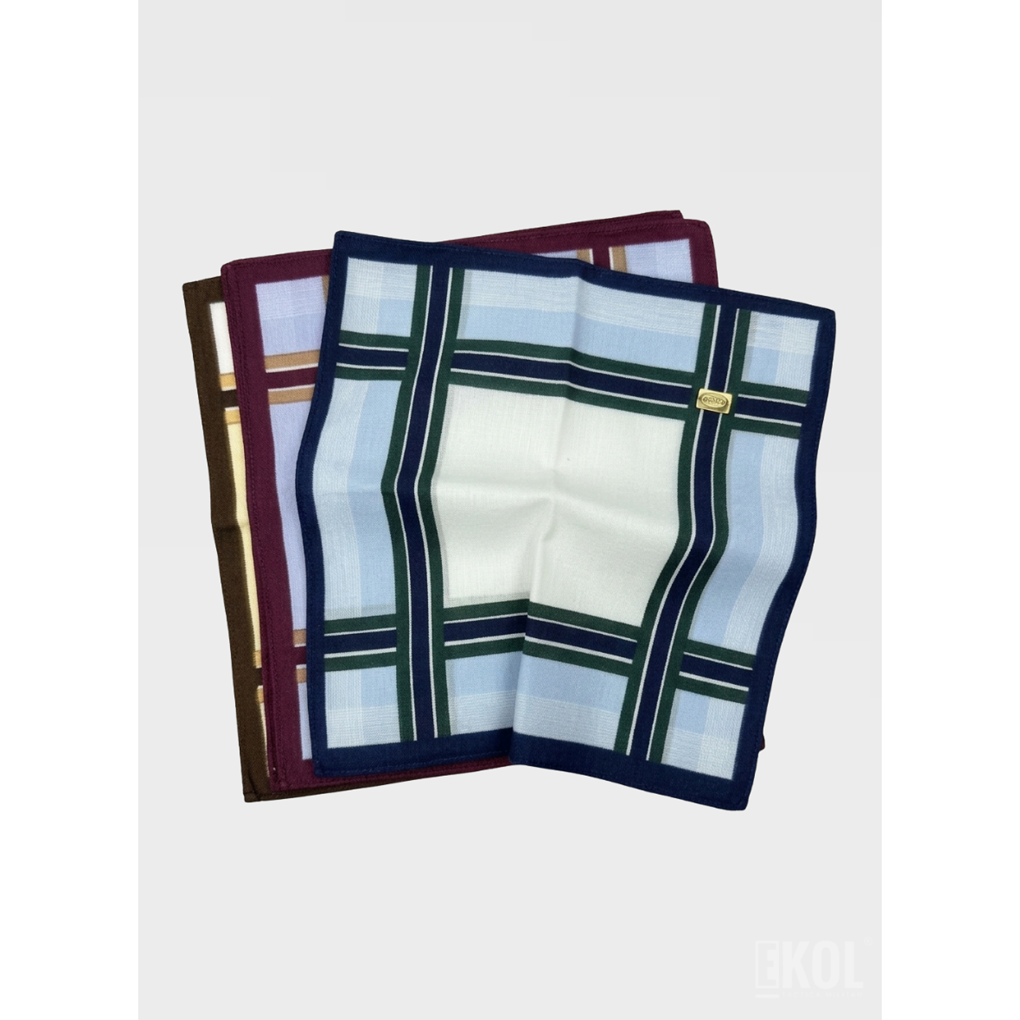 Pack 12 Pañuelos De Hombre 100% Algodón Diseños Surtidos 2