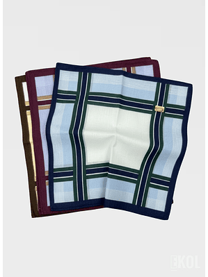 Pack 12 Pañuelos De Hombre 100% Algodón Diseños Surtidos