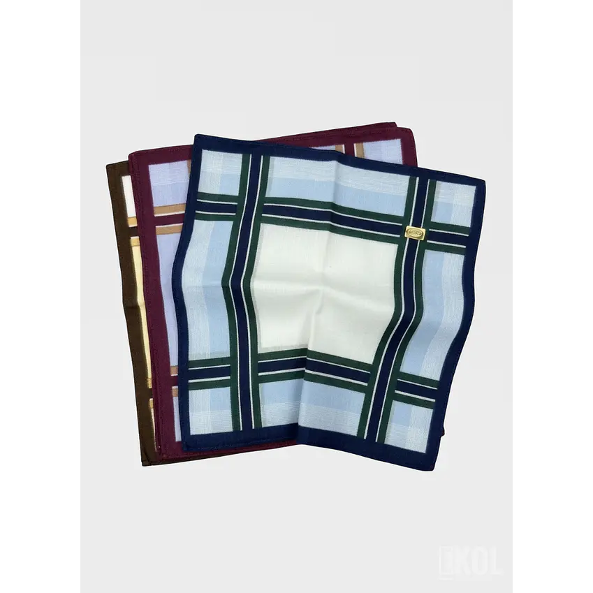 Pack 12 Pañuelos De Hombre 100% Algodón Diseños Surtidos 2