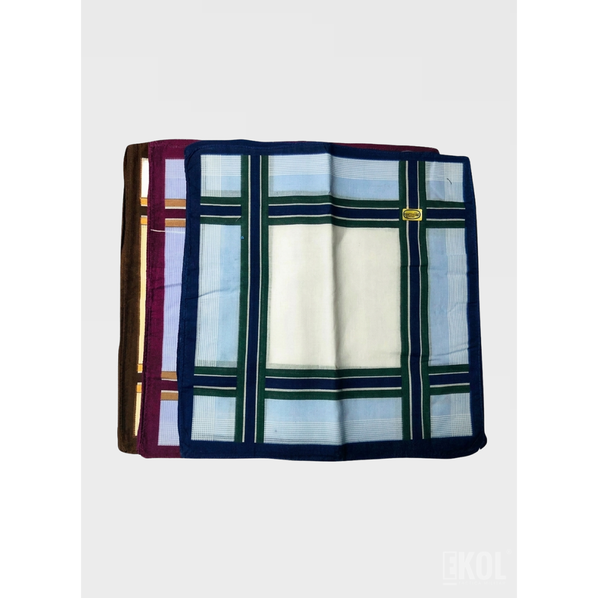 Pack 12 Pañuelos De Hombre 100% Algodón Diseños Surtidos 3