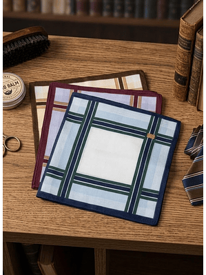 Pack 12 Pañuelos De Hombre 100% Algodón Diseños Surtidos