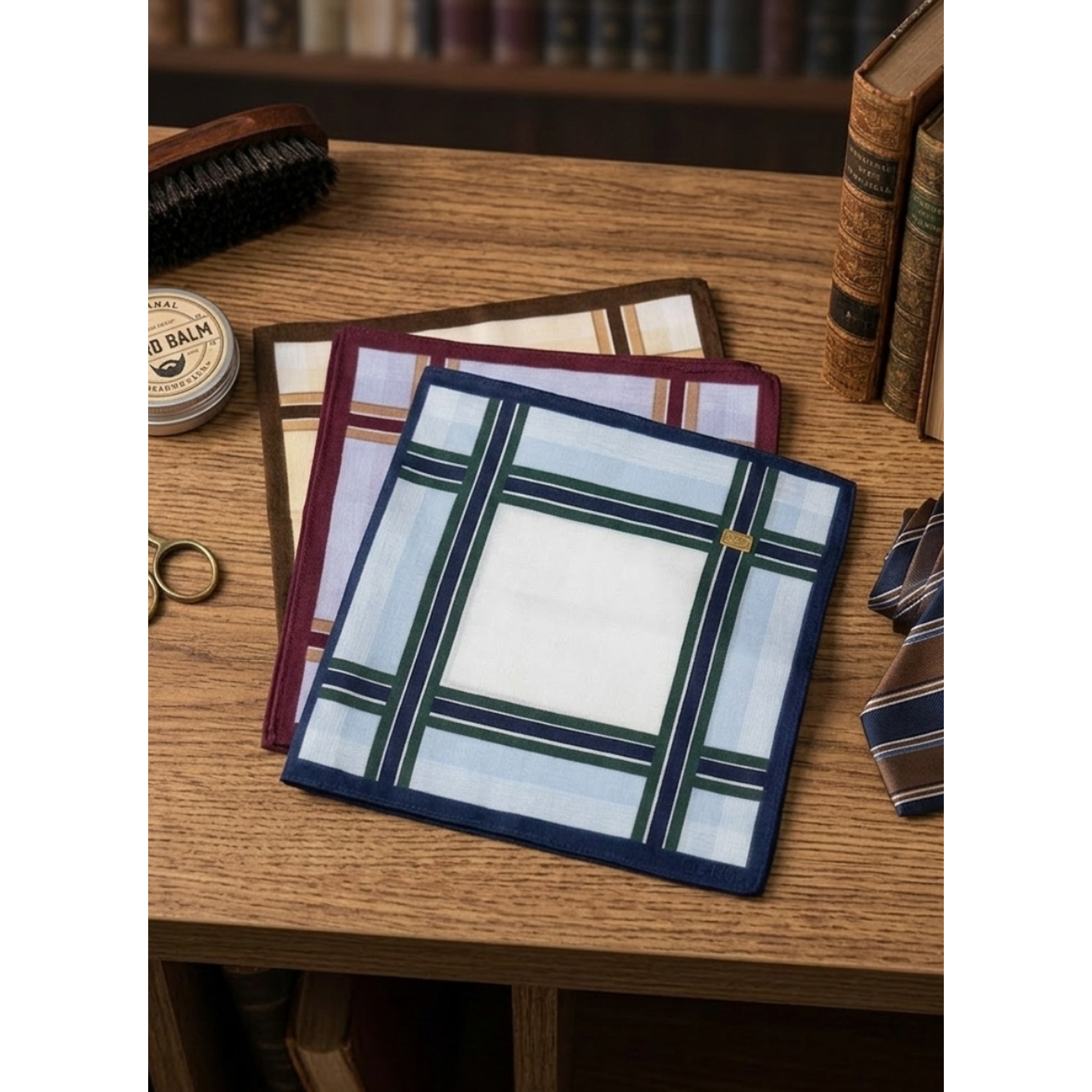 Pack 12 Pañuelos De Hombre 100% Algodón Diseños Surtidos 1