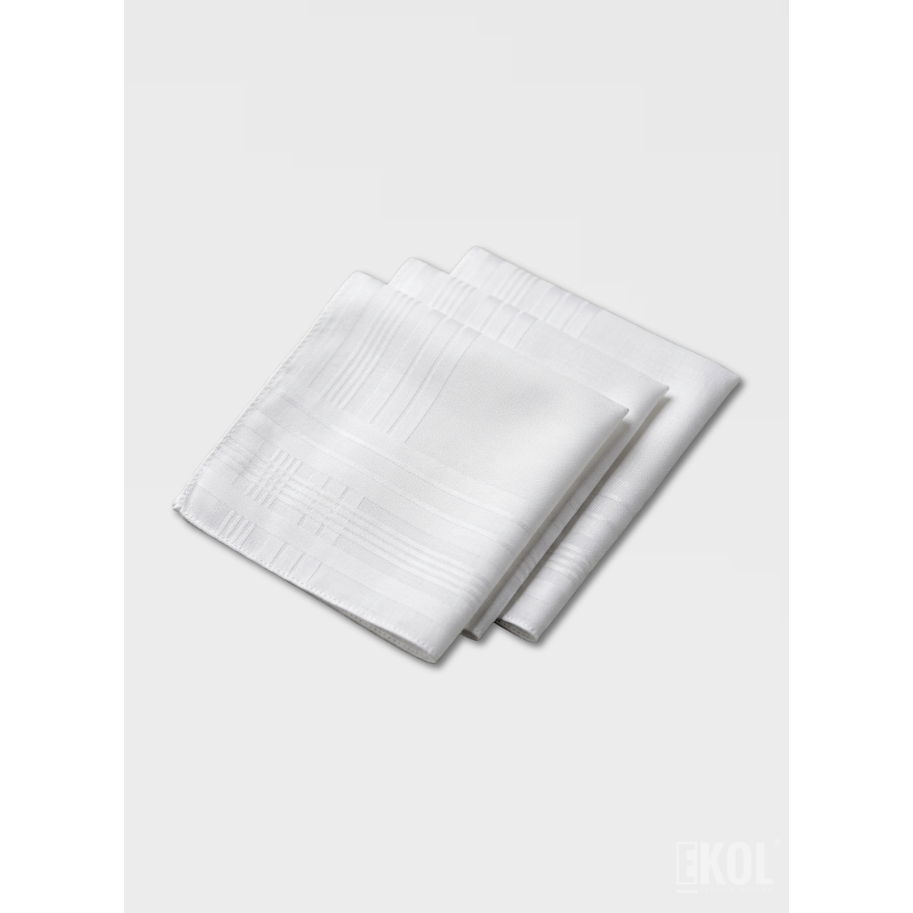 Pack 12 Pañuelos De Hombre 100% Algodón Blanco 2