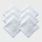 Pack 12 Pañuelos De Hombre 100% Algodón Blanco - Miniatura 5