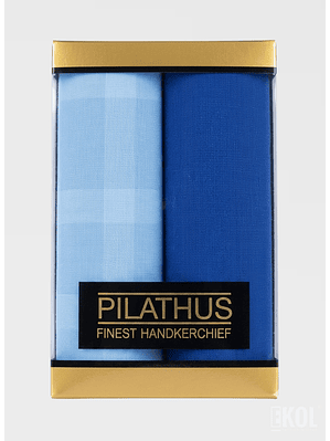 Pack 2 Pañuelos Pilathus 100% Algodón Suave Premium 40x40 cm