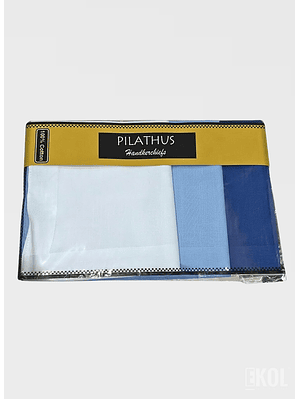 Pack 3 Pañuelos Pilathus 100% Algodón Suave Premium 