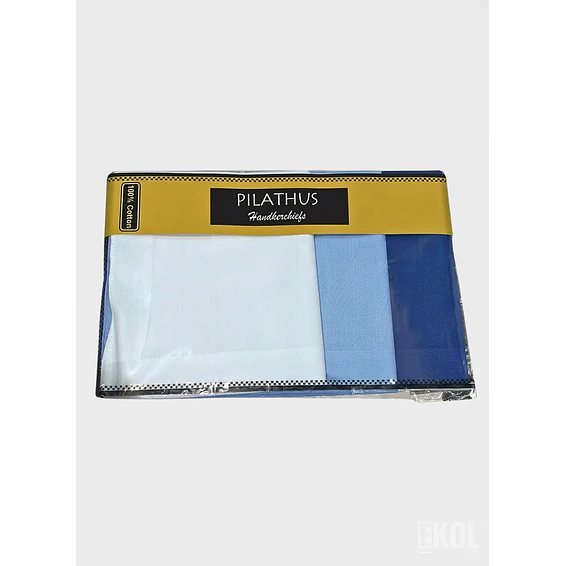 Pack 3 Pañuelos Pilathus 100% Algodón Suave Premium  2