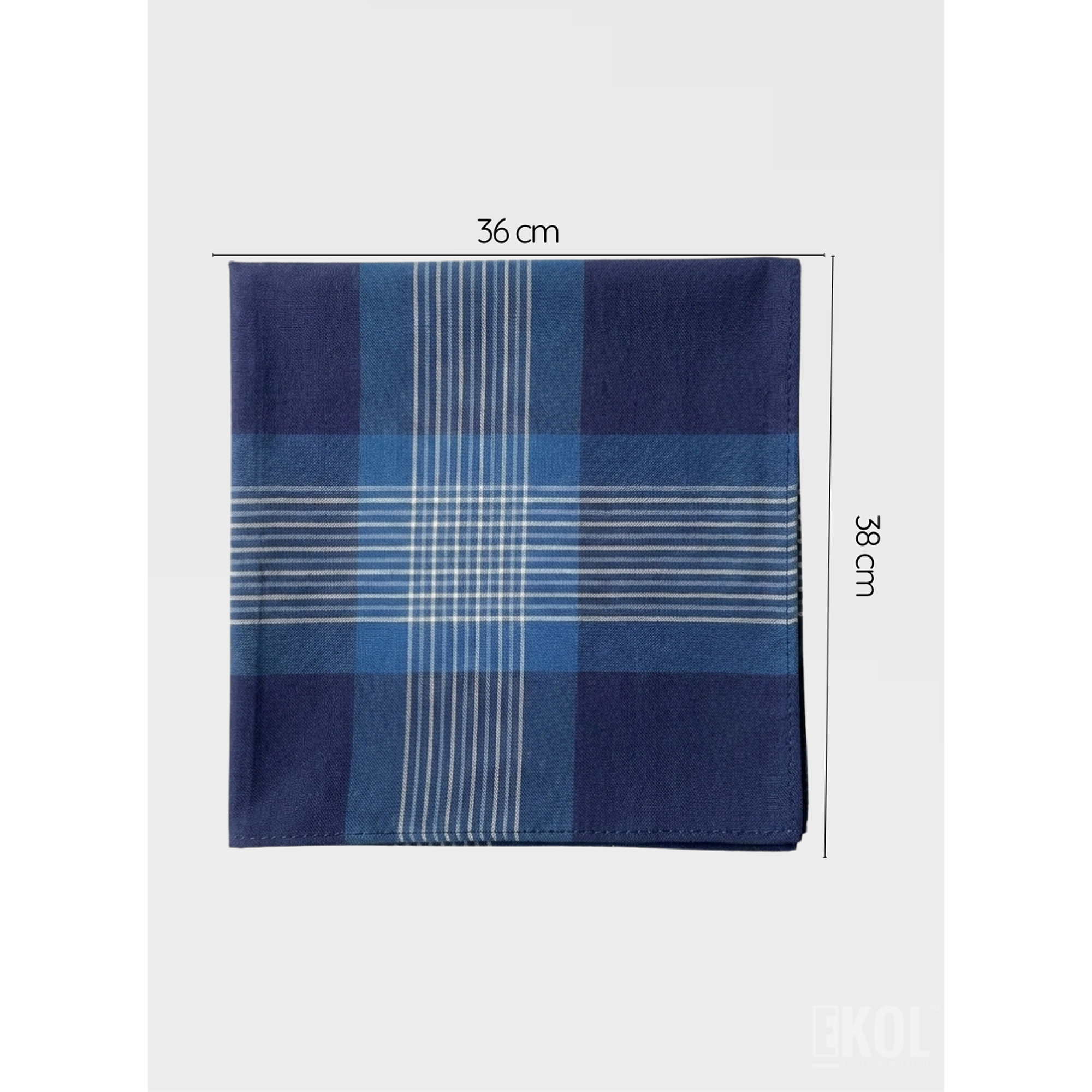 Pack 3 Pañuelos Pilathus 100 % Algodón 38x36 cm - Estampado De Líneas 5