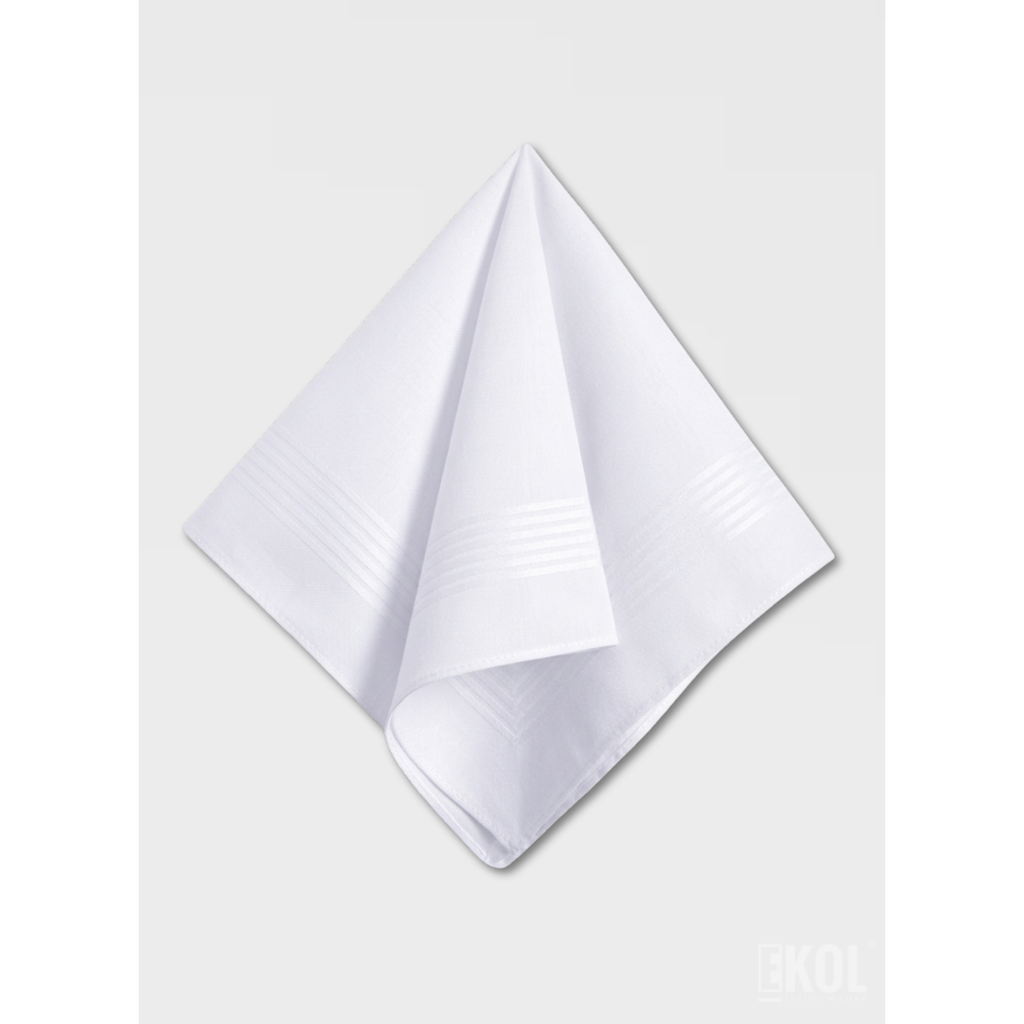 Pañuelo De Hombre 100% Algodón Blanco Por Unidad 2