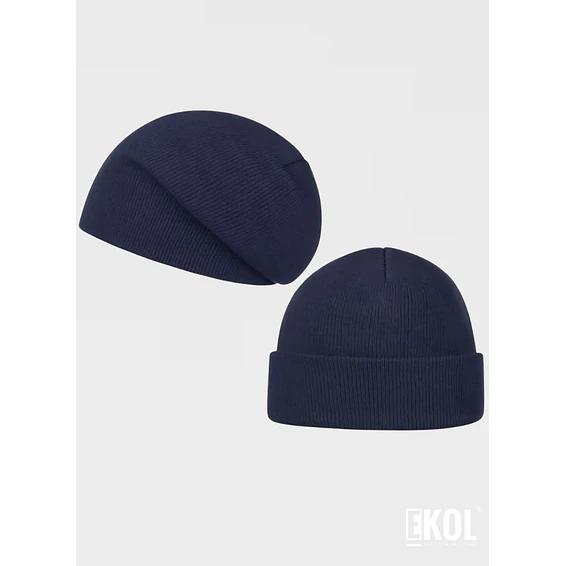 Gorro Beanie Lana Doblez Forro Polar 6