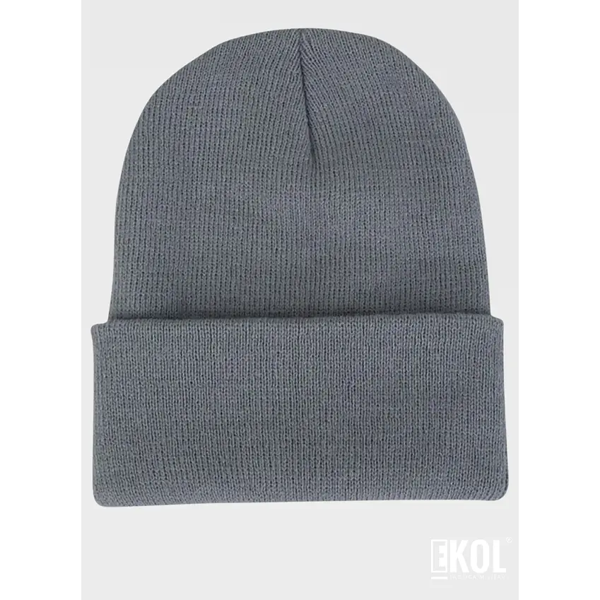 Gorro Beanie Lana Doblez Forro Polar 8