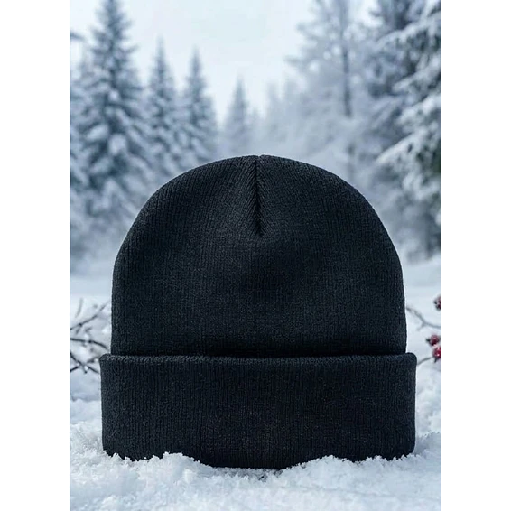 Gorro Beanie Lana Doblez Forro Polar 1