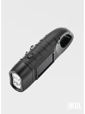 Lampara Linterna Solar Portátil Manivela Manual Camping