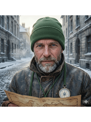 Gorro Beanie Lana Doblez 