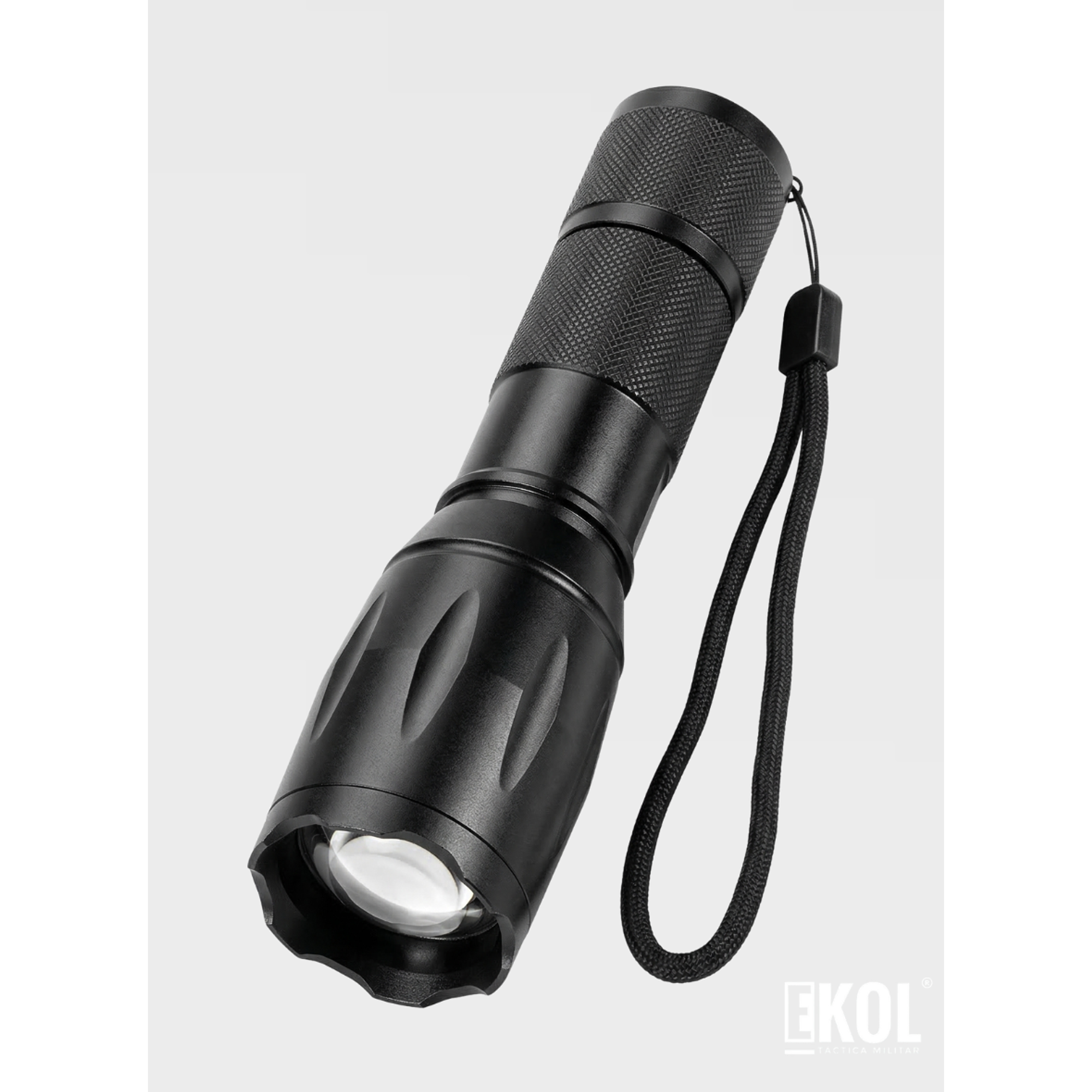 Linterna Tactica Recargable Luz Led + Caja Accesorios  2