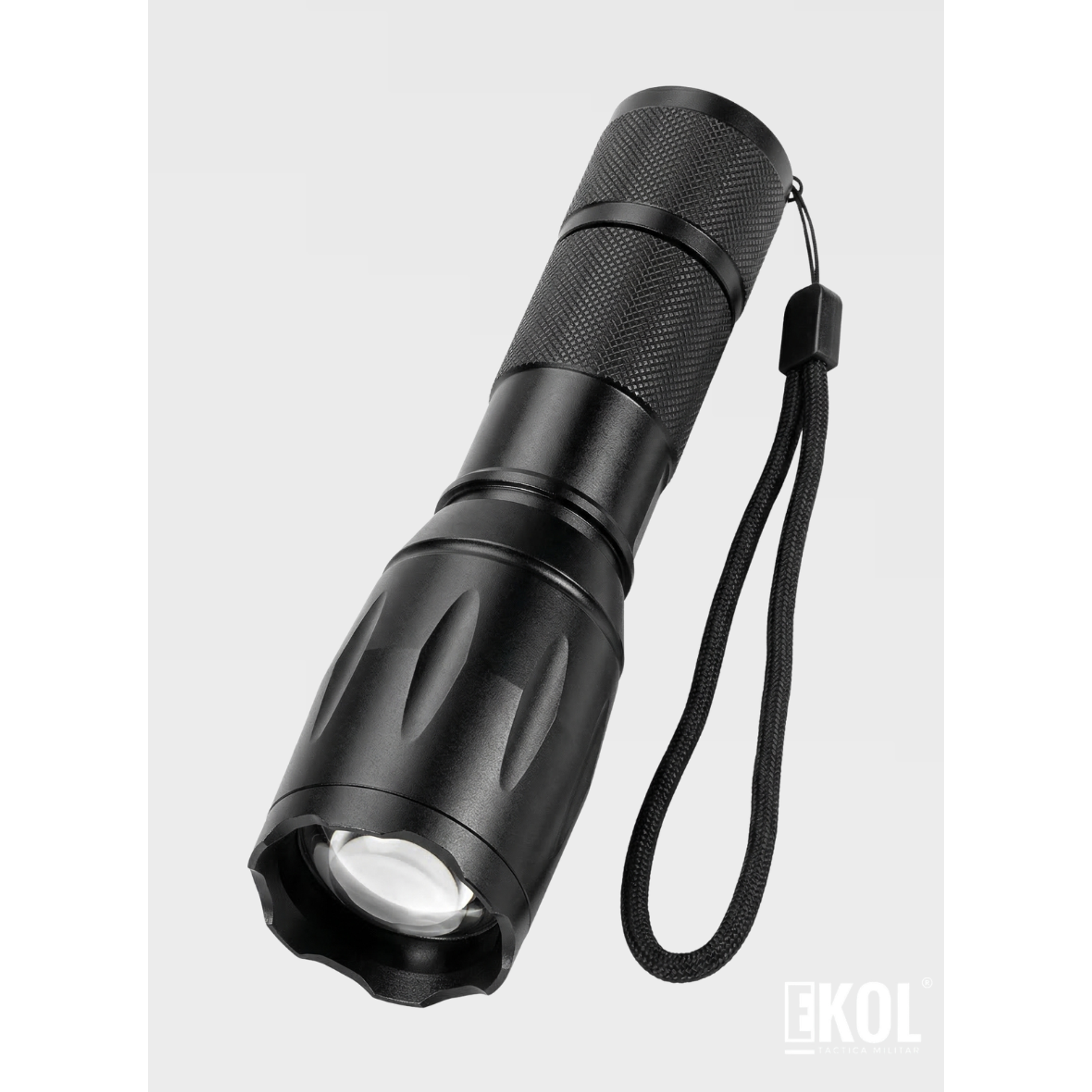 Linterna Tactica Recargable Luz Led + Caja Accesorios  2