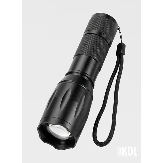 Linterna Tactica Recargable Luz Led + Caja Accesorios  2