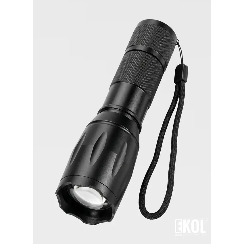 Linterna Tactica Recargable Luz Led + Caja Accesorios  2