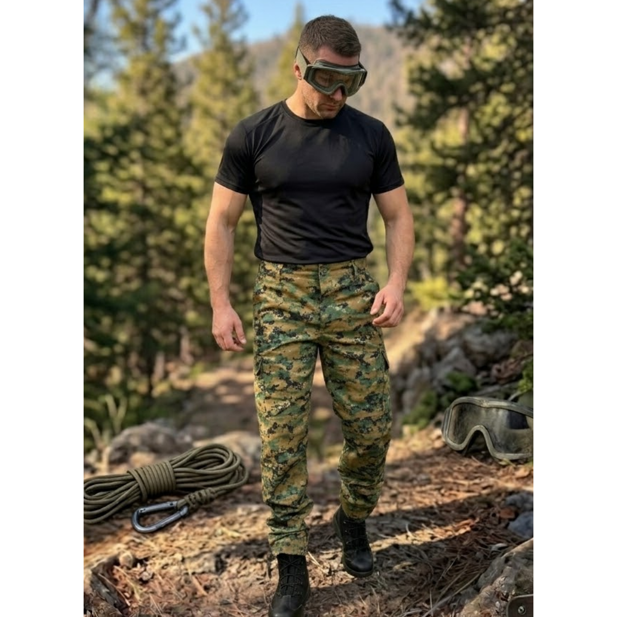 Pantalón Táctico Pixelado Sur Confección Nacional 1