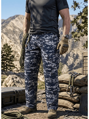 Pantalón Táctico Pixelado Acu EKOL Ripstop