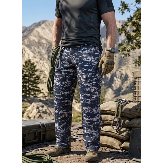 Pantalón Táctico Pixelado Acu EKOL Ripstop 1